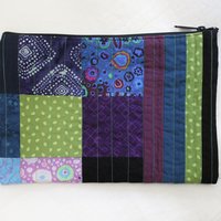 Quilted Large Pouch - Northern Lights