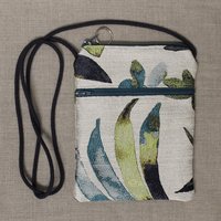 Teal Leaves Jayme Bag