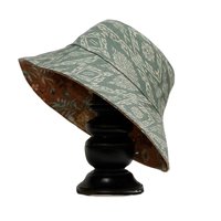 Bucket Hat - Rust Floral & Sage