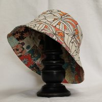 Bucket Hat - Boho Pink & Orange