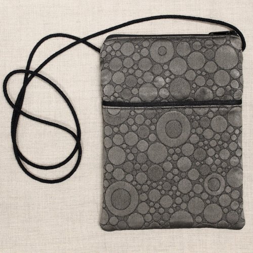 Grey Circles Maggie Bag