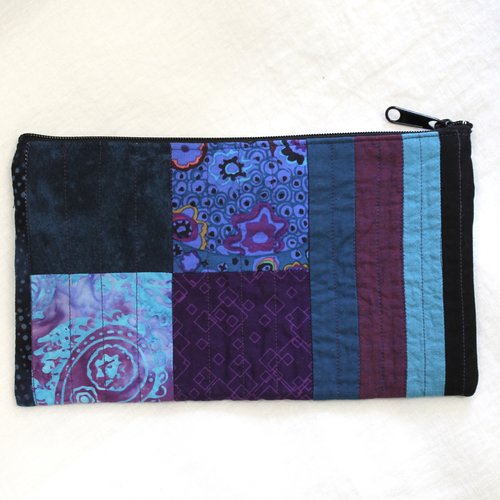 Quilted Medium Pouch - Northern Lights