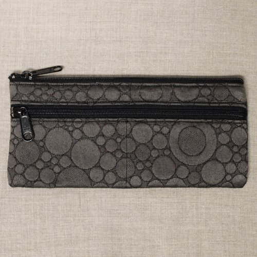 Grey Circles Wallet