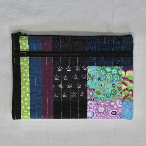 Quilted Large Pouch - Northern Lights