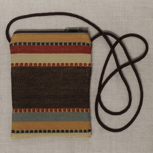 Brown Stripe Jayme Bag