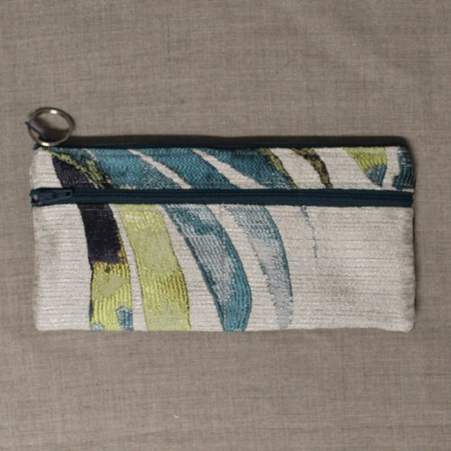 Teal Leaves Wallet