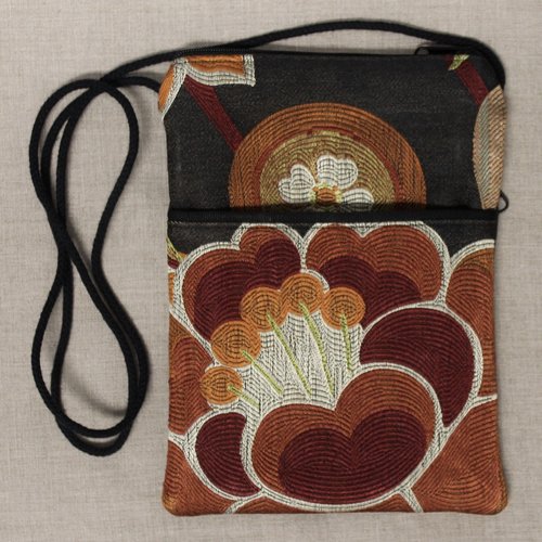 Black Needlework  Maggie Bag