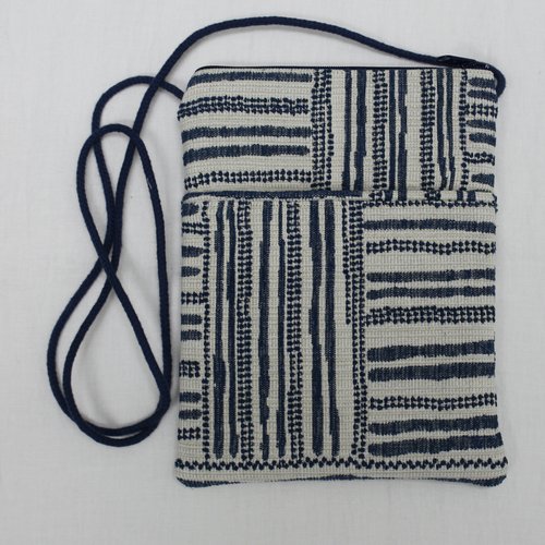 Blue stripes  Maggie Bag