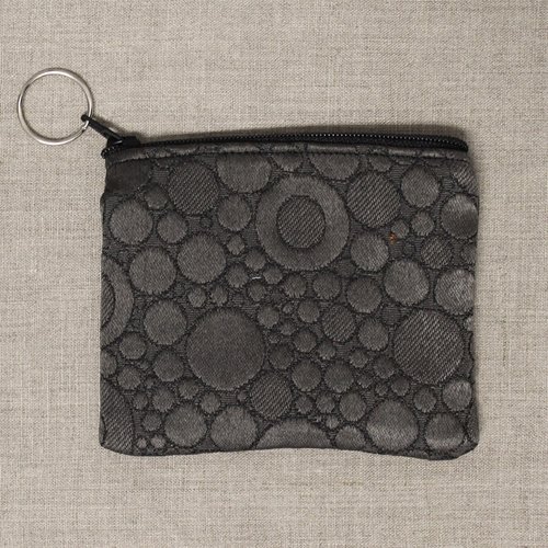 Grey Circles Coin purse