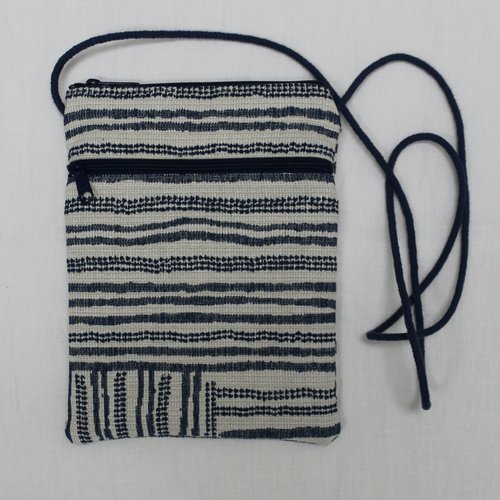 Blue stripes  Maggie Bag