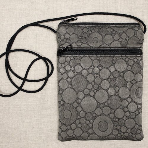 Grey Circles Maggie Bag