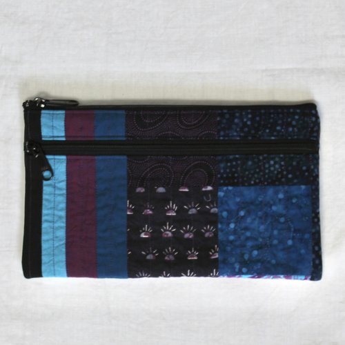 Quilted Medium Pouch - Northern Lights