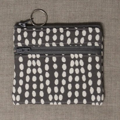 Grey Loon 2-Zip Coin purse