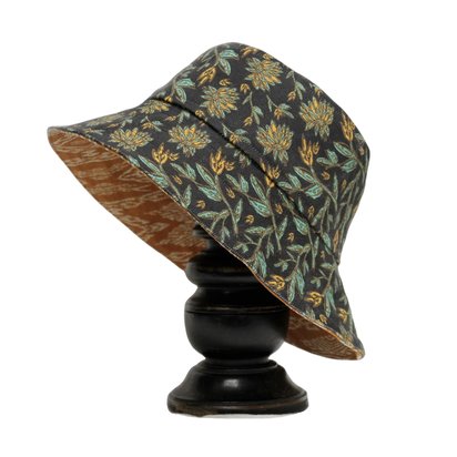 Bucket Hat - Black & Gold