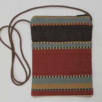 Brown Stripe Maggie Bag